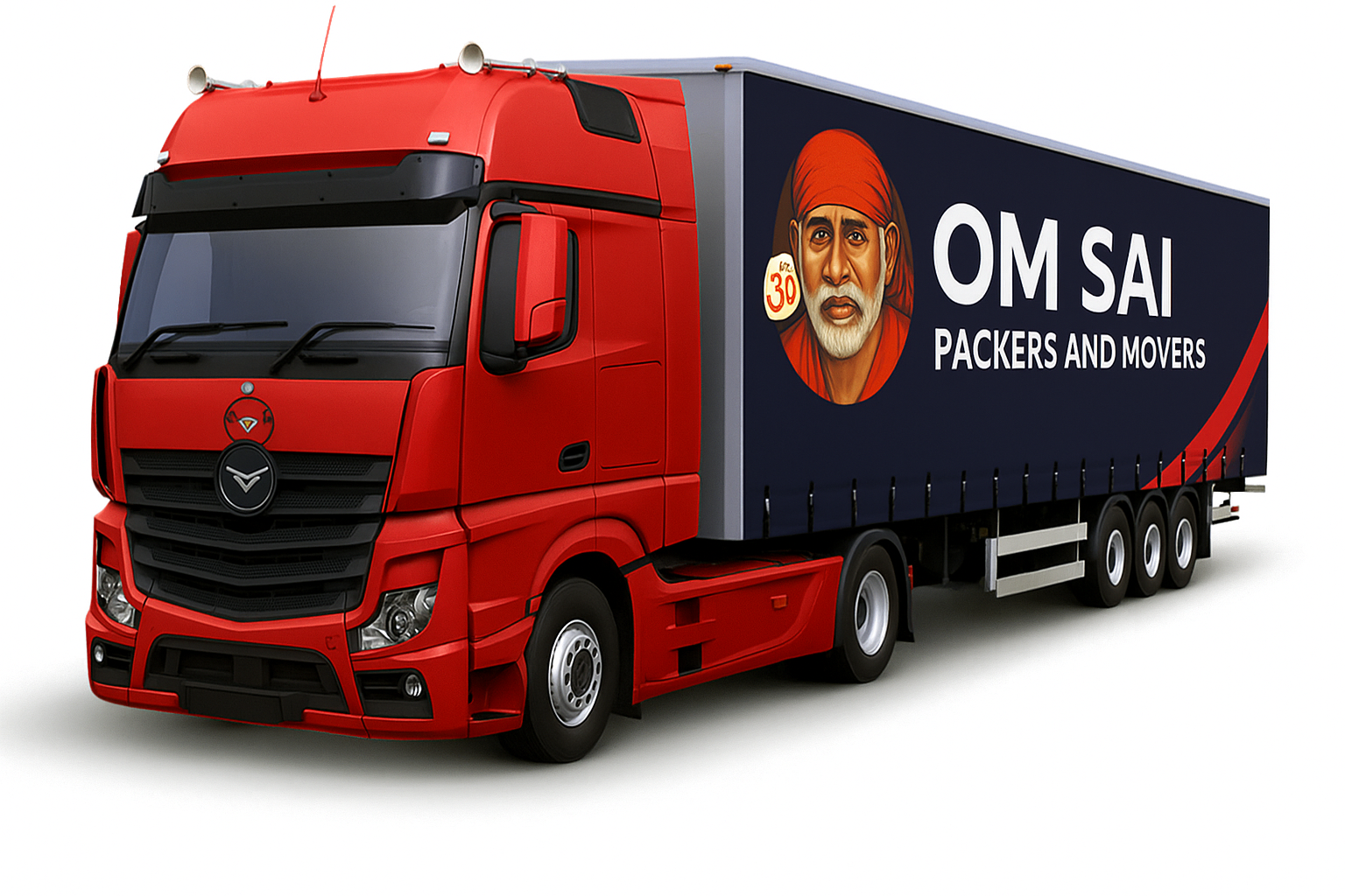 Om Sai Packers and Movers Kamothe - Truck Image